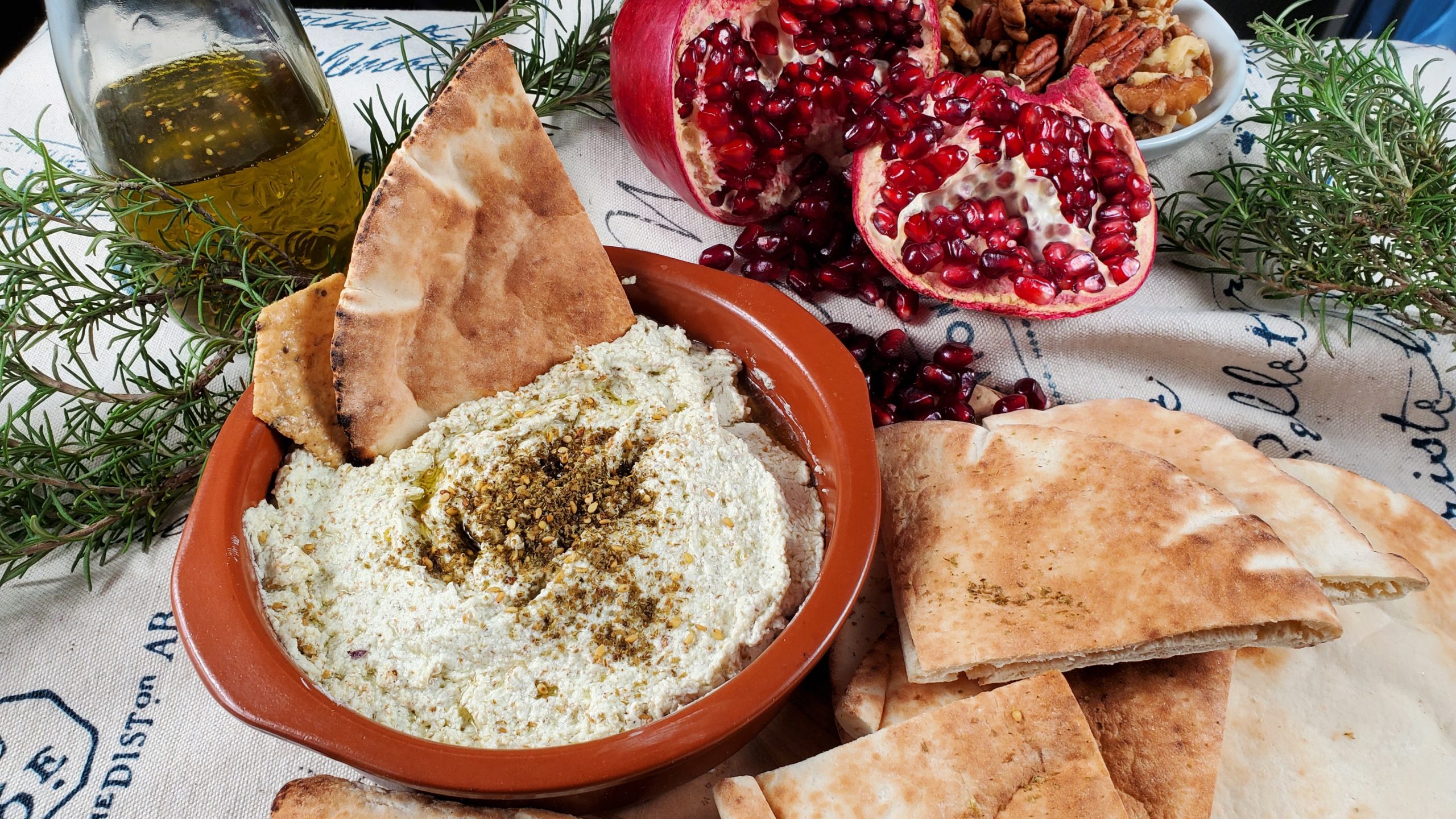 Goat Cheese Spread with HerbInfused Olive Oil Umami Life