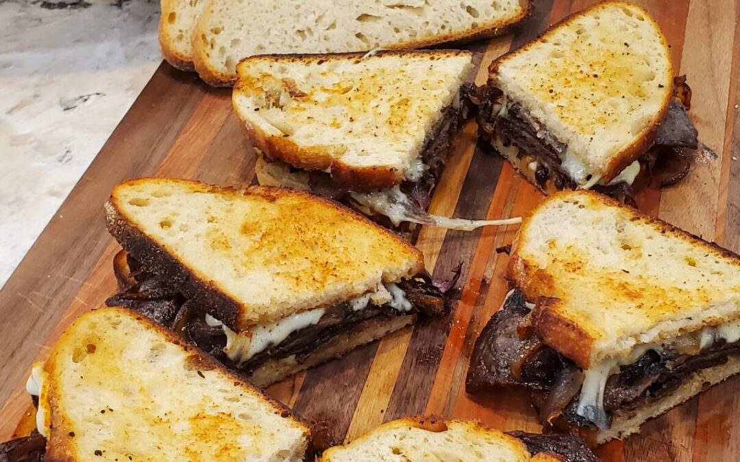 Grilled Cheese Gyro on Sourdough